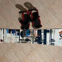 Snowboard k2 raygun + attacchi k2 + sacca wedze
