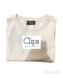 Top Clips Tricot - 100% Lana Vergine Made in Milan