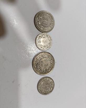 Monete Svizzera varie date