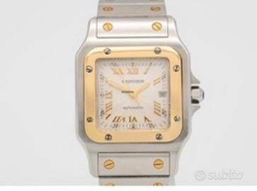 Cartier Santos Galbe acciaio oro millenium edition