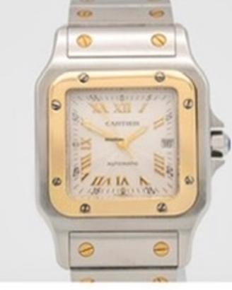 Cartier Santos Galbe acciaio oro millenium edition