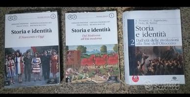STORIA E IDENTITÀ VOL. 1,2,3 EINAUDI SCUOLA 