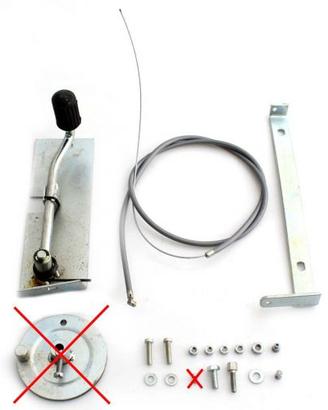 Kit tergicristallo manuale incompleto Ape 50