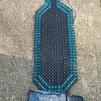 coprisedile traspirante con palline di legno 