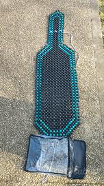 coprisedile traspirante con palline di legno 