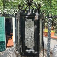 lampione inizi 900 ferro a forgia