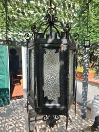 lampione inizi 900 ferro a forgia