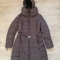 Piumino Benetton lungo  marrone
