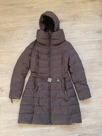 Piumino Benetton lungo  marrone