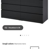 Cassettiera e comodini IKEA