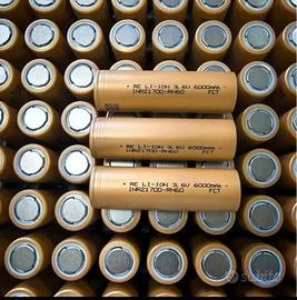 batterie celle litio 18650 21700 e lifepo4 