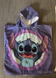 Poncho accappatoio stitch disney