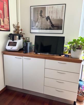 Mobile cucina/credenza con cassetti e ripiani