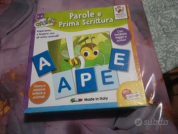 Gioco per bambini - Parole e prima scrittura