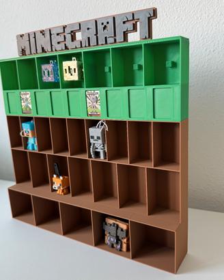 2 Espositori Minecraft Kinder Joy 