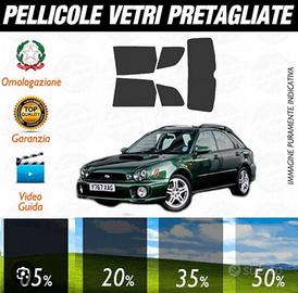 Pellicola vetri pretagliata subaru impreza bugeye