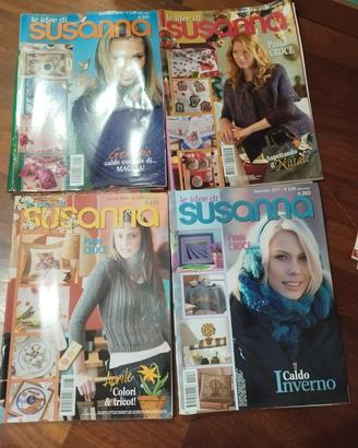 riviste Susanna Punto croce vintage 