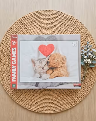 Puzzle 500 pezzi Globo Family Game Nuovo 
