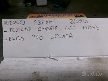 Testata completa mercedes