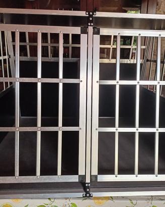 Box per trasporto cani alluminio XXL
