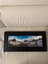 Quadro foto Alberobello cornice moderna