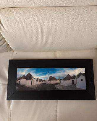 Quadro foto Alberobello cornice moderna