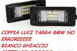 2x luce targa bmw E81 E85 E87 LED BIANCO GHIACCIO