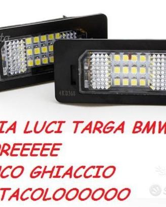2x luce targa bmw E81 E85 E87 LED BIANCO GHIACCIO