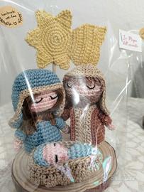 Presepe all'uncinetto 