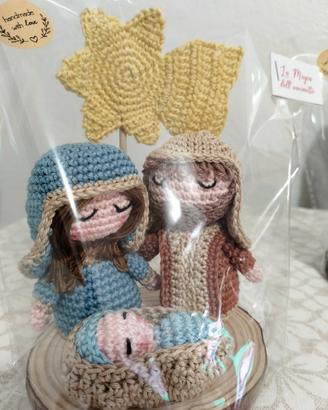 Presepe all'uncinetto 