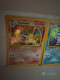 Carta Pokemon Charizard 1 ed ita rarità
