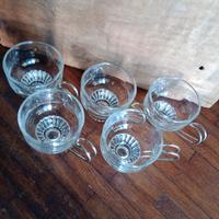 Set 5 tazzine da caffè espresso vintage