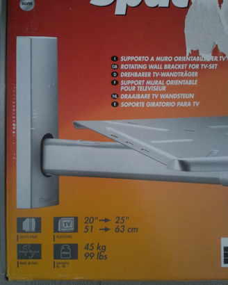 Space System Meliconi staffa porta TV fino a 45 Kg