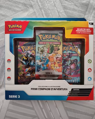 Box Pokemon PRIMI COMPAGNI D'AVVENTURA - serie 3