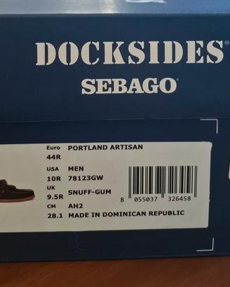 Scarpe Sebago da barca scamosciate
