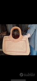 Borse vintage in paglia intrecciata 
