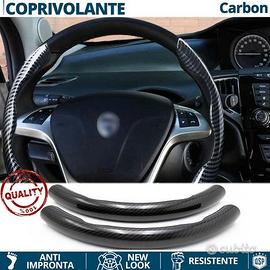 COPRIVOLANTE per LANCIA in FIBRA CARBONIO Nero