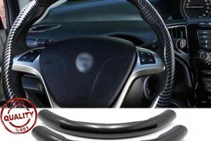 COPRIVOLANTE per LANCIA in FIBRA CARBONIO Nero