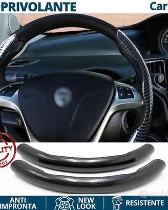 COPRIVOLANTE per LANCIA in FIBRA CARBONIO Nero
