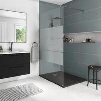 Doccia walk in Easy L 120, H 195 cm, vetro 6 mm cr