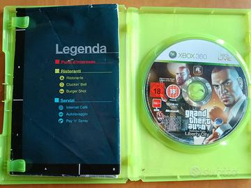 GTA 4 Liberty City Storie italiano + mappa Xbox360