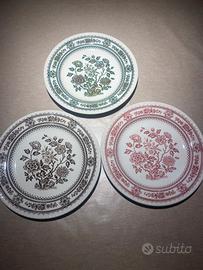 Set 3 piatti porcellana Dorset Wood &Sons England