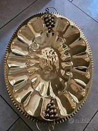 vassoio in oro laccato