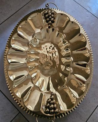 vassoio in oro laccato