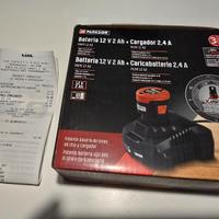 Batteria PARKSIDE 2Ah 12V con caricabatterie Nuovo