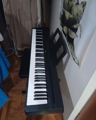 Tastiera Yamaha con base e sgabello