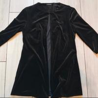  Blazer lungo in velluto nero – LiveLoveLaugh – M