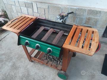 barbecue a gas