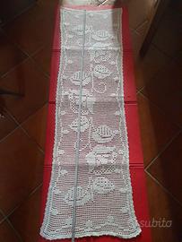Runner da tavolo uncinetto cotone