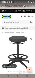 sgabello regolabile ikea